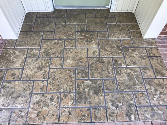 Front porch by Floored Solutions, LLC @sjohnsonfloors - 2
