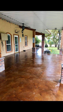 Patio thin-finish and micro-finish by Dinwiddie Construction - 3