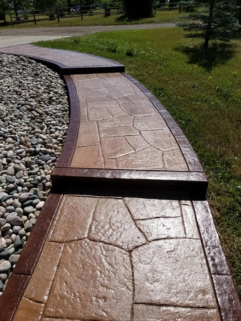 Walkway ccs sealer re-seal by Decorative Concrete Finishes LLC - 4