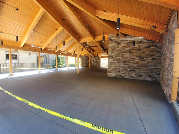 Charbonneau Community pavilion thin-finish with CSS by Oregon Concrete Resurfacing, LLC @orconcreteresurfacing - 4