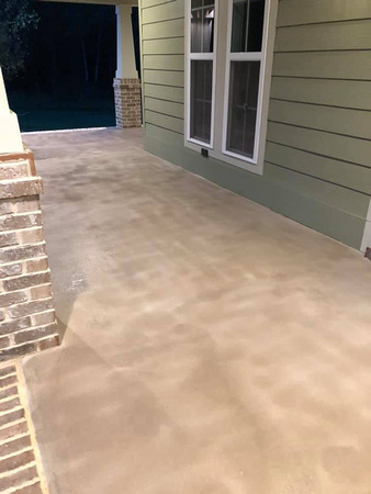 Porch thin-finish and ultra-stone by Wood Decorative Concrete LLC - 2