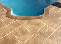 #11 Pool and patio by Distinguished Designs Decorative Concrete - 2