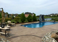 #11 Pool and patio by Distinguished Designs Decorative Concrete - 4