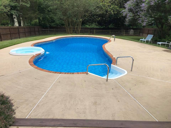 Pool ashlar slate by 804 Restore LLC - 2