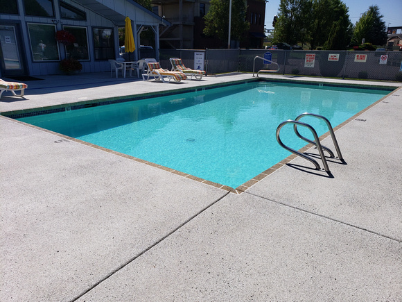 Pool at RV park in Woodburn OR splatter texture by David Eichhorn of Oregon Concrete Resurfacing, LLC @orconcreteresurfacing - 3