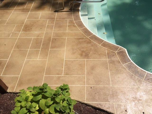 Pool by Distinguished Designs Decorative Concrete Coatings and Epoxy Floors - 1