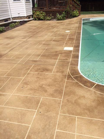 Pool by Distinguished Designs Decorative Concrete Coatings and Epoxy Floors - 2