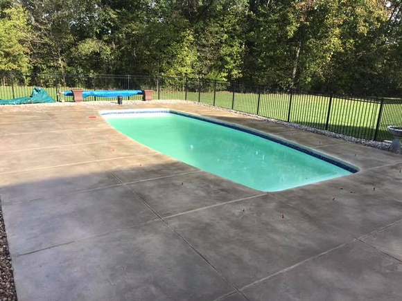 Pool deck by Extreme Floor Coatings, LLC @ExtremeFlooringSTL - 1