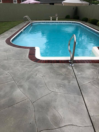 Pool flagstone by Creative Concrete Solutions