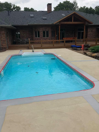 Pool flagstone thin-finish by H&H construction service llc @HhConstructionServiceLlc - 4
