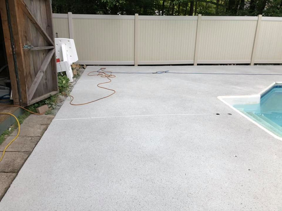 Pool in Hopedale, MA by Advanced Concrete Coatings New England @AdvancedConcreteCoatingsNE - 2