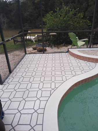 Pool mediterranean tile by Cole Concrete & Landscaping @ColeConcrete - 3