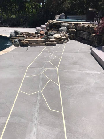 Pool spray texture taped stone by Advanced Construction - 19