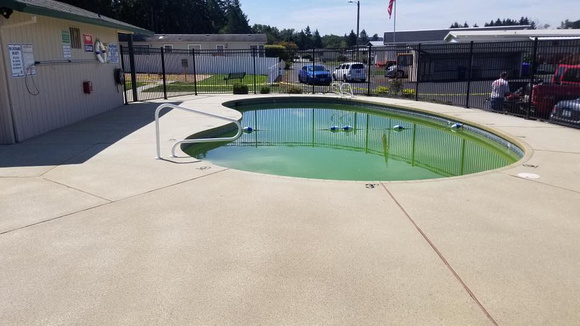Pool thin-finish by Oregon Concrete Resurfacing, LLC @orconcreteresurfacing - 1