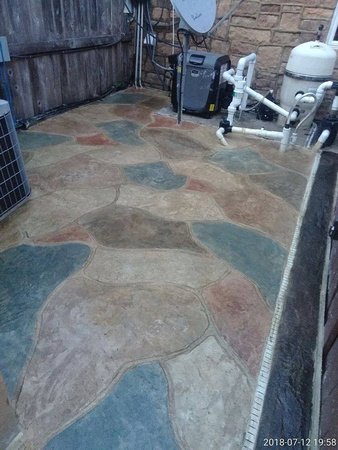 Pool Thin-finish stone multi-colored by JNC Contracting & Designs INC - 4