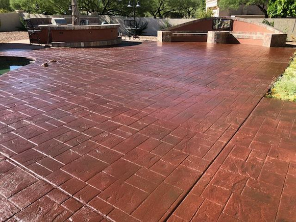 PORTION CONTROL COLORANT™, ULTRA-STONE™ Antique Stain and CSS™ Sealer by Noah Vasquez in AZ - 3