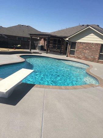 Thin-finish pool from Jason Lee by Owens Concrete Staining - 1