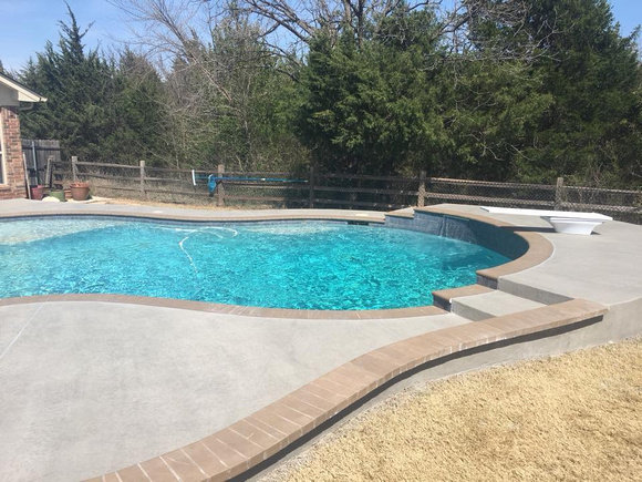 Thin-finish pool from Jason Lee by Owens Concrete Staining - 4