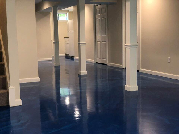 #10 HOP basement blue reflector by Northeast Contracting LLC - 1