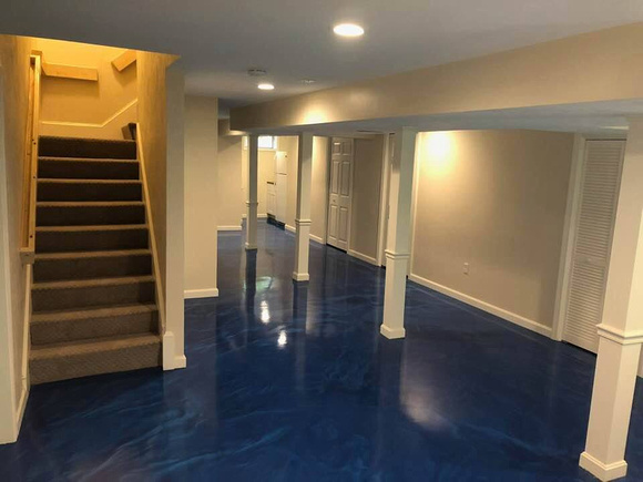 #10 HOP basement blue reflector by Northeast Contracting LLC - 2