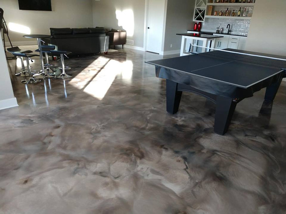 #39 HOP charcoal pearl, titanium and coffee reflector by A R Flooring Installation & Concrete Floor Solutions - 3