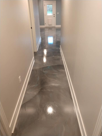 HOP titanium charcoal pearl and touch of sky blue reflector by A R Flooring Installation & Concrete Floor Solutions - 6