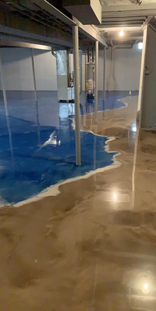HOP basement beach water theme by Mid-West Coatings Inc. - 5