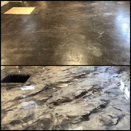 HOP charcoal pearl and coffee reflector by Designer Concrete, LLC @iowadesignerconcrete - 7