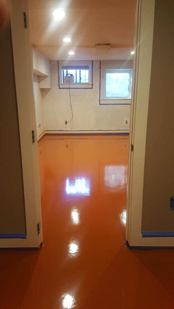 HOP basement orange neat in Estacada, OR by Surface Star Construction - 5