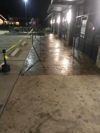 Commercial walkway by Nick's Concrete Stain & Stamping - 3