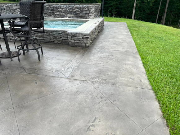 HOP THIN-FINISH Decorative Concrete Overlay using Ulta-Stone by Hopkins Flooring LLC 8