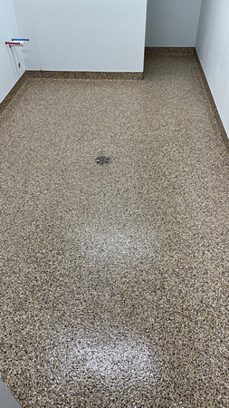 PJ's Pancake House in NJ commercial kitchen flake by DCE Flooring LLC 11