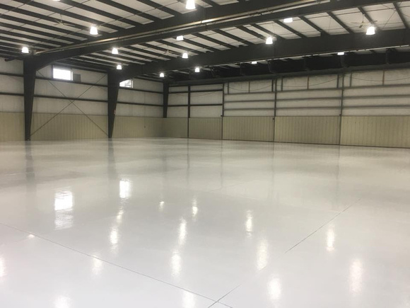 #25 Meisner Aircraft Inc. hangar bay neat by American Floor Coatings - 5