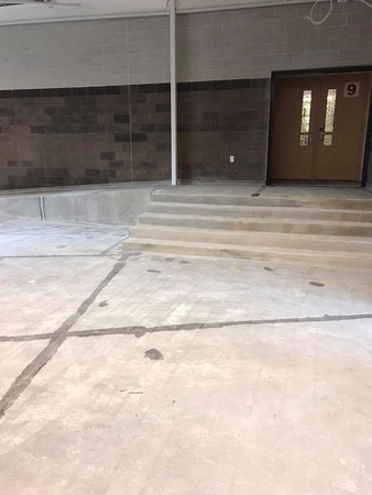 #42 Gotsch Intermediate School flake with incline ramp cove base by Extreme Floor Coatings, LLC - 14