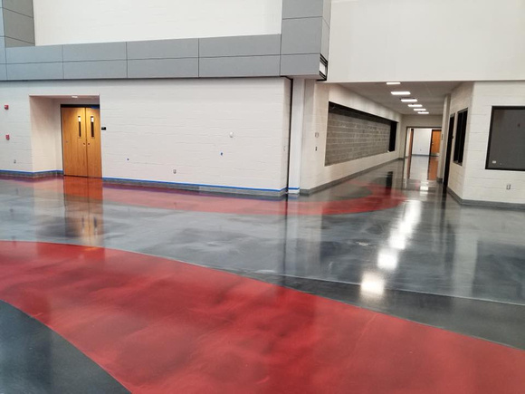 Geneva Central School District HS - Architectural firm Clark Patterson Lee reflector by Surface Tech and Keystone creations PA - 9