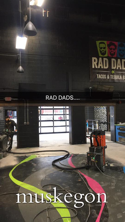 LC Walker Arena RAD DADS tacos wild multi color reflector by Mid-West Coatings - 4