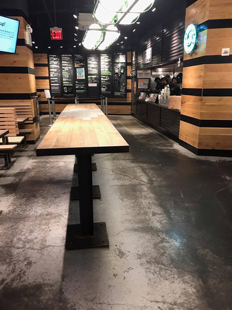#49 Before & after pictures of a grind and seal using E100-PT1™ at a Shake Shack in Herald Square by World Class Interiors, LLC 4