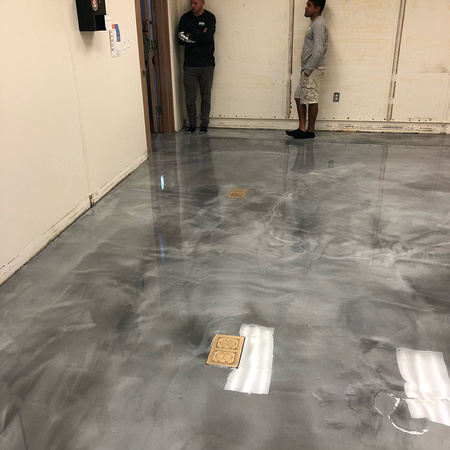 Orange County Corrections meeting room reflector by Superior Floor Coatings - 2