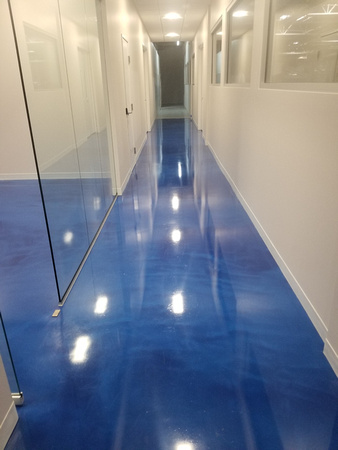 Probe Industries Reflector in ECS Blue with AUS-V by Raley’s Decorative Concrete - 1