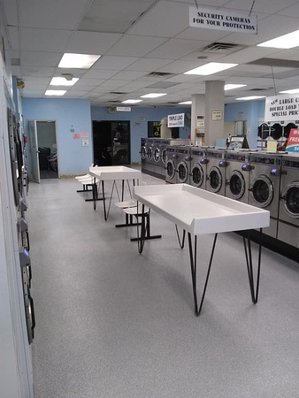 Embassy Laundromat flake with spartic-all by Hard Surface Solutions @hardsurfacesolutions - 3