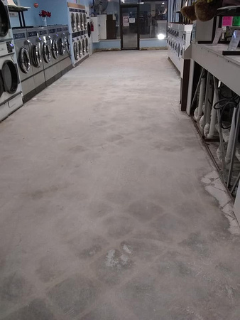 Embassy Laundromat flake with spartic-all by Hard Surface Solutions @hardsurfacesolutions - 22