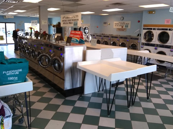 Embassy Laundromat flake with spartic-all by Hard Surface Solutions @hardsurfacesolutions - 33