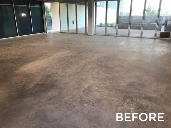 Commercial indoor-outdoor area thin-finish by Texas Concrete Innovations @texasconcreteinnovations - 2