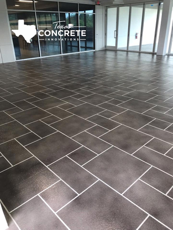 Commercial indoor-outdoor area thin-finish by Texas Concrete Innovations @texasconcreteinnovations - 9