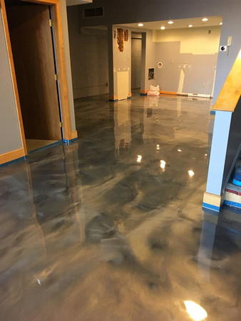 FD Lofts charcoal pearl and titanium reflector by ProTech Concrete Coatings @ProTechConcreteServices - 4