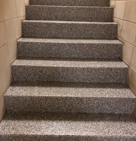 Stairs flake by Superior Floor Coatings, LLC @Superiorfloorcoatings IG-superiorfloorcoatings - 3