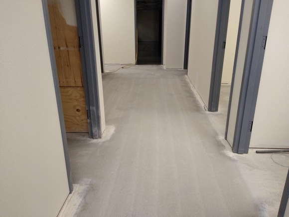 What do you do when you have RH readings of 99% and need to properly mitigate your floor from failing? Easy. PRE-CEPTER™️ 25 & E-100 VB5™️ solved that problem for this General Contractor on this 9,500