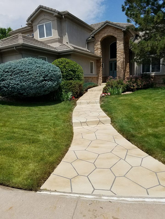 #38 Flagstone with thin-finish and ultra-stone by Blaine Brown Colorado Curbscapes, Inc. - 1