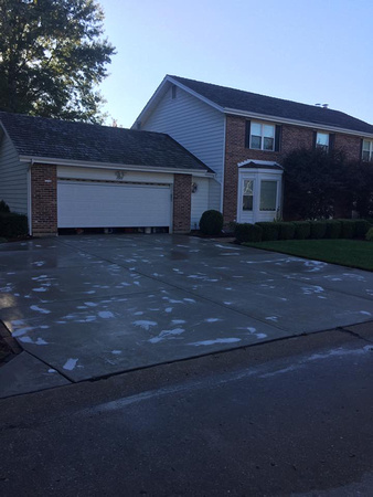 #51 Driveway and walkway in St. Charles, MO thin-finish and pcc chocolate by Orf Concrete Coatings and Designs LLC - 6