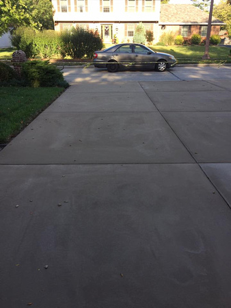 #51 Driveway and walkway in St. Charles, MO thin-finish and pcc chocolate by Orf Concrete Coatings and Designs LLC - 9